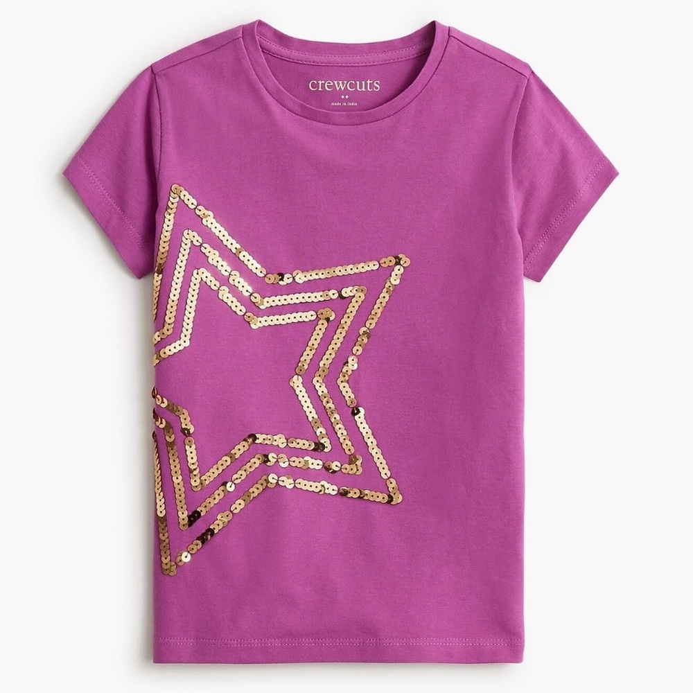 {Crewcuts} Sequin Star Graphic Tee